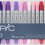 Copic Ciao, Alcohol-based markers, 72 color Set A